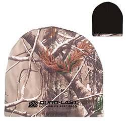 REVERSIBLE CAMO/BLACK BEANIE