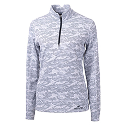 C&B TRAVERSE CAMO QUARTER ZIP WOMENS