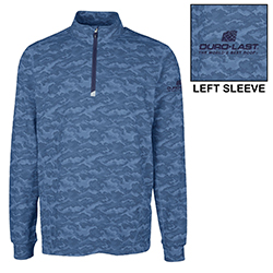 C&B CAMO PRINT STRETCH 1/4 ZIP MENS