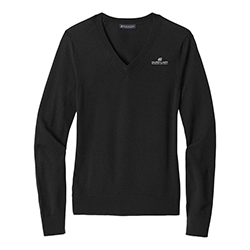 BROOKS BROTHERS MERINO V-NECK SWEATER WOMENS