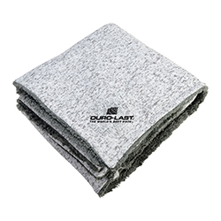SHERPA BACKED HEATHERED BLANKET